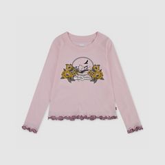 Twofer Tee Big Girls 7-16 — Crystal Rose - Pink 1