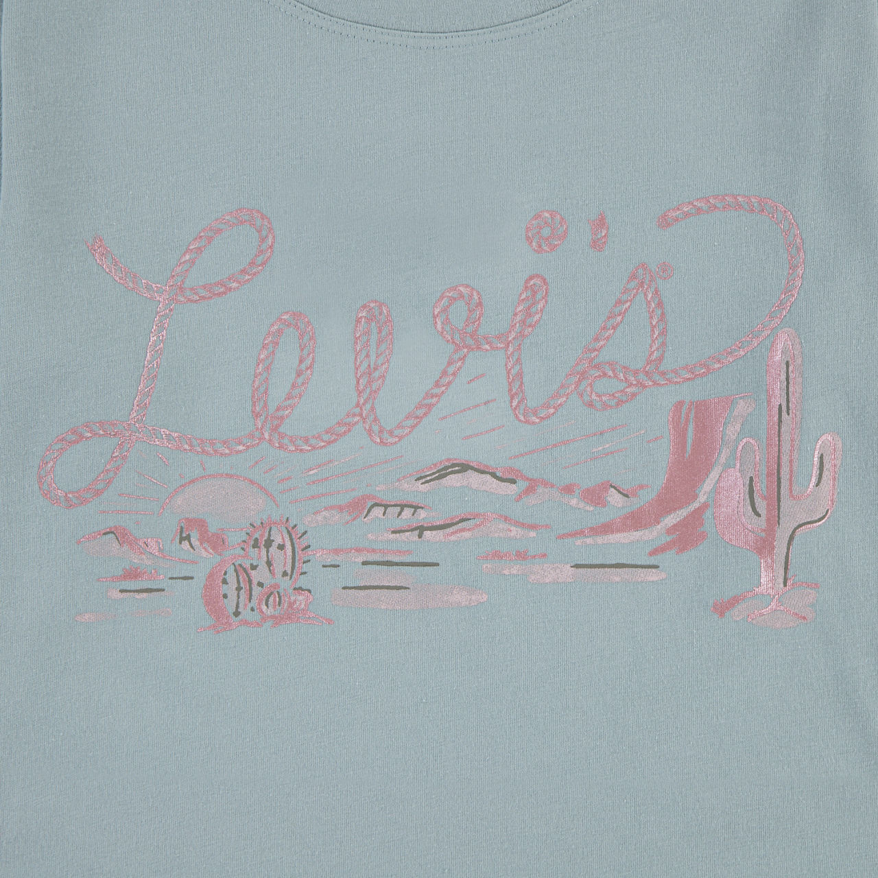 Twofer Ls Western Tee Big Girls S-XL