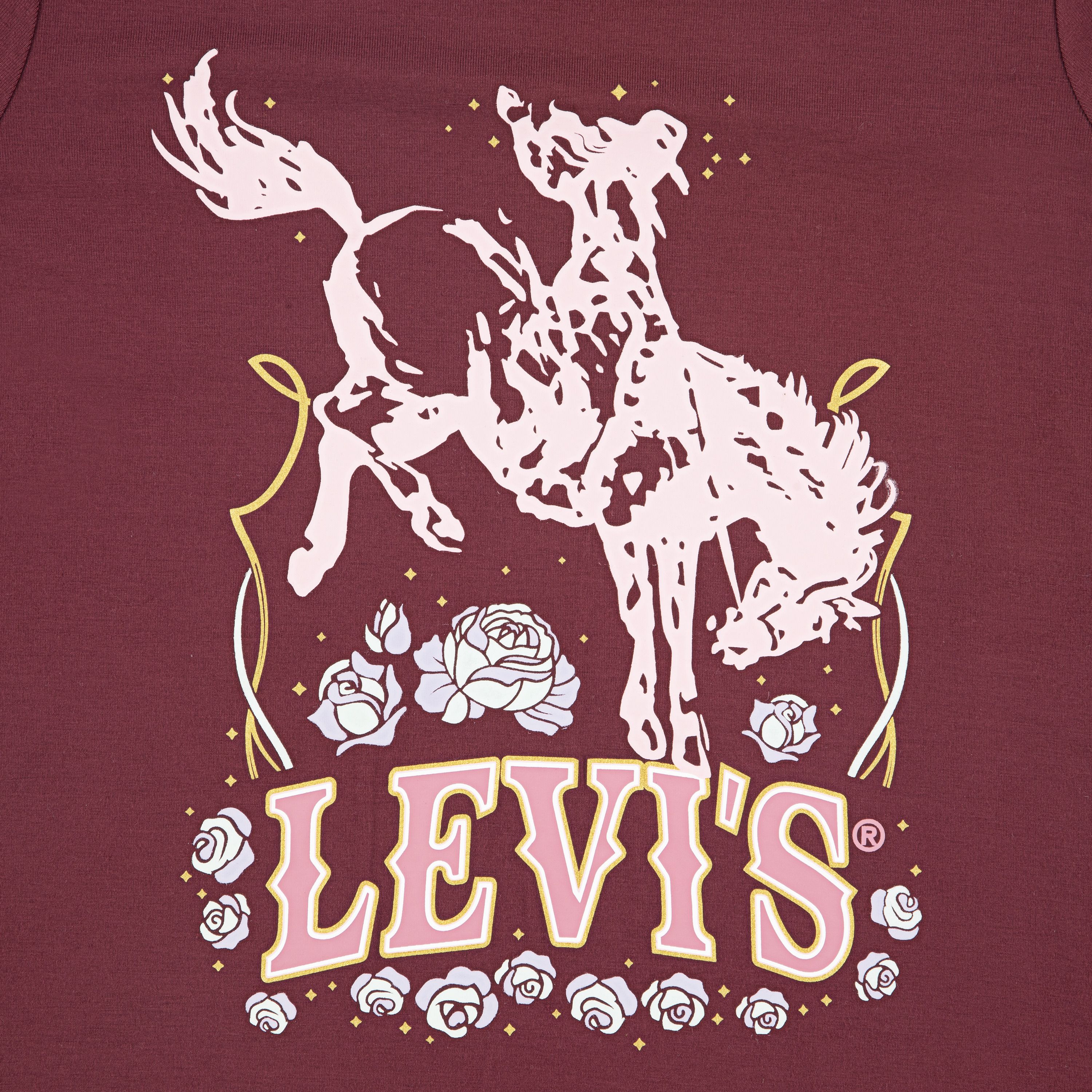 トップス house on the hill L/S Tee (Brown Horse) Beautiful Horses T-Shirt – Premier