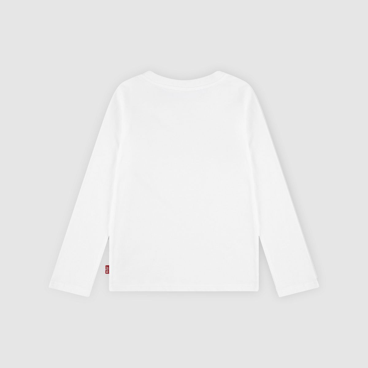 Long Sleeves Crochet Tee Toddler 2T-4T — Blanc - White