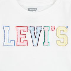 Long Sleeves Crochet Tee Toddler 2T-4T — Blanc - White 3