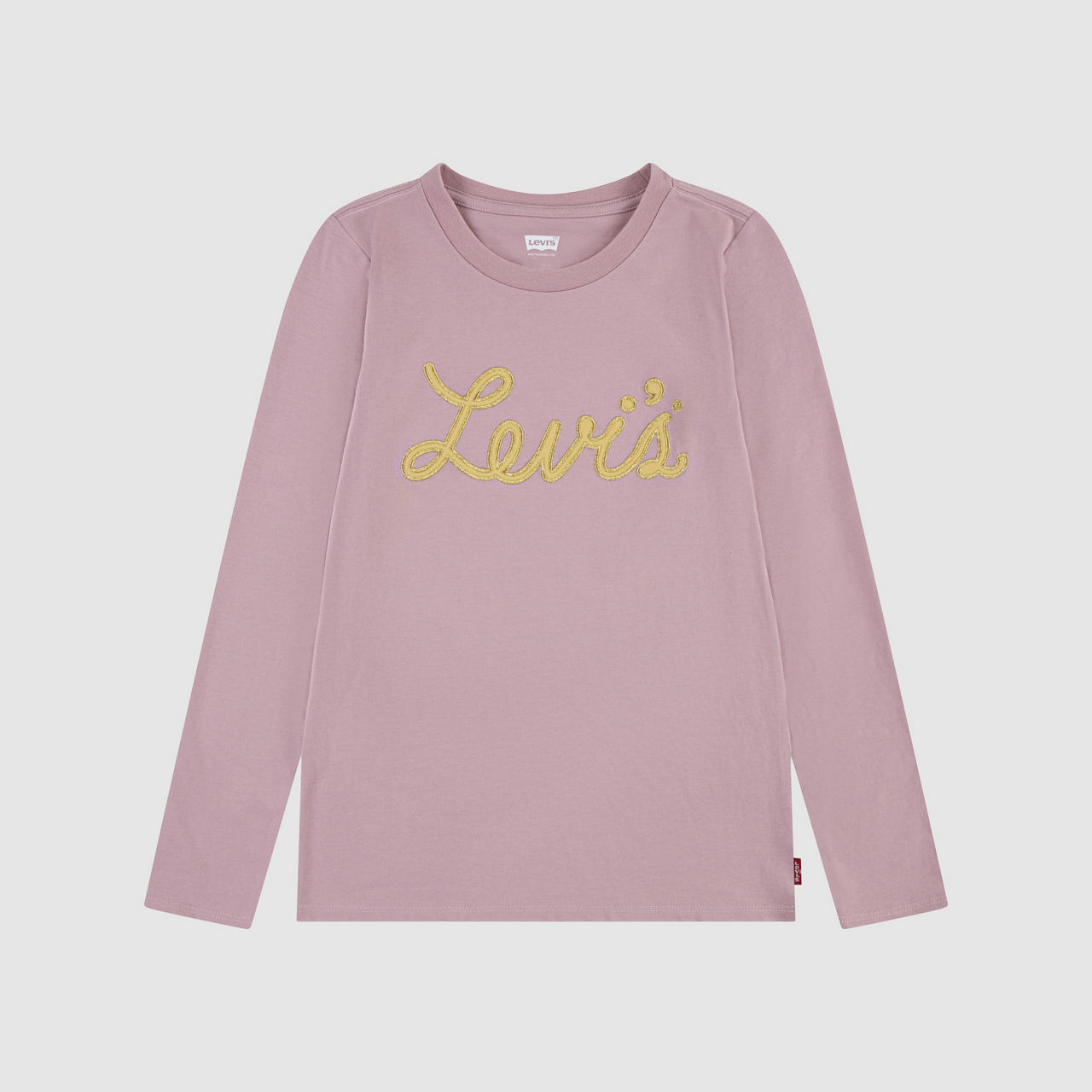 Levi's Long Sleeve Graphic T-shirt In Pink