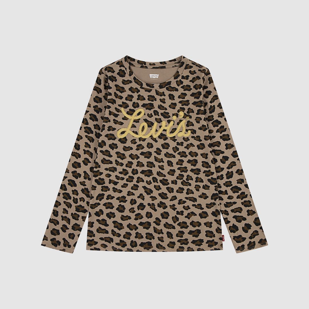 Levi's Printed Long Sleeve Top Big Girls 7-16