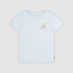 Short Sleeve Floral Stamp Graphic Tee Little Girls 4-6 — Country Air - Multi-Color 1