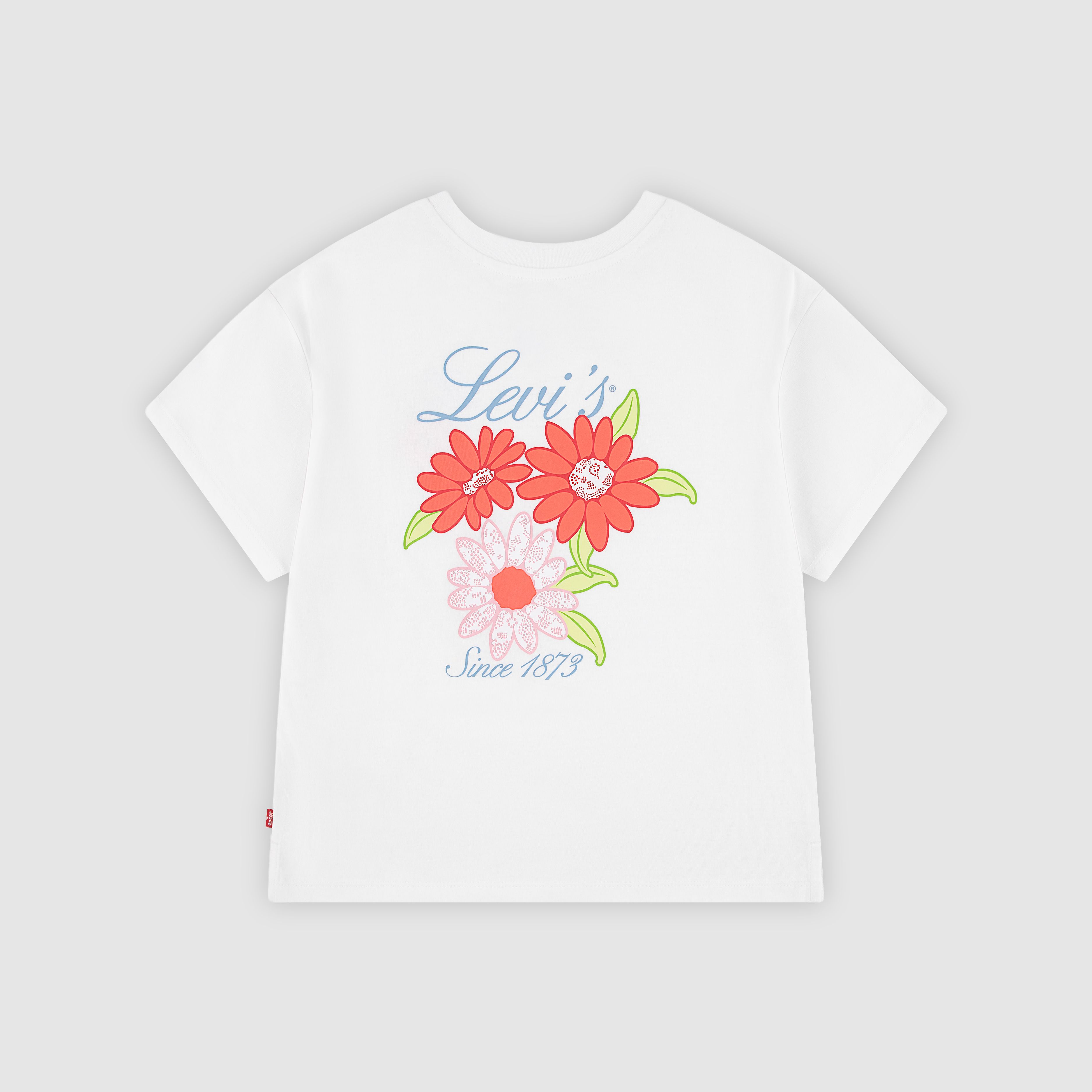 Short Sleeve Levis Floral Oversized Graphic Tee Big Girls 7-16