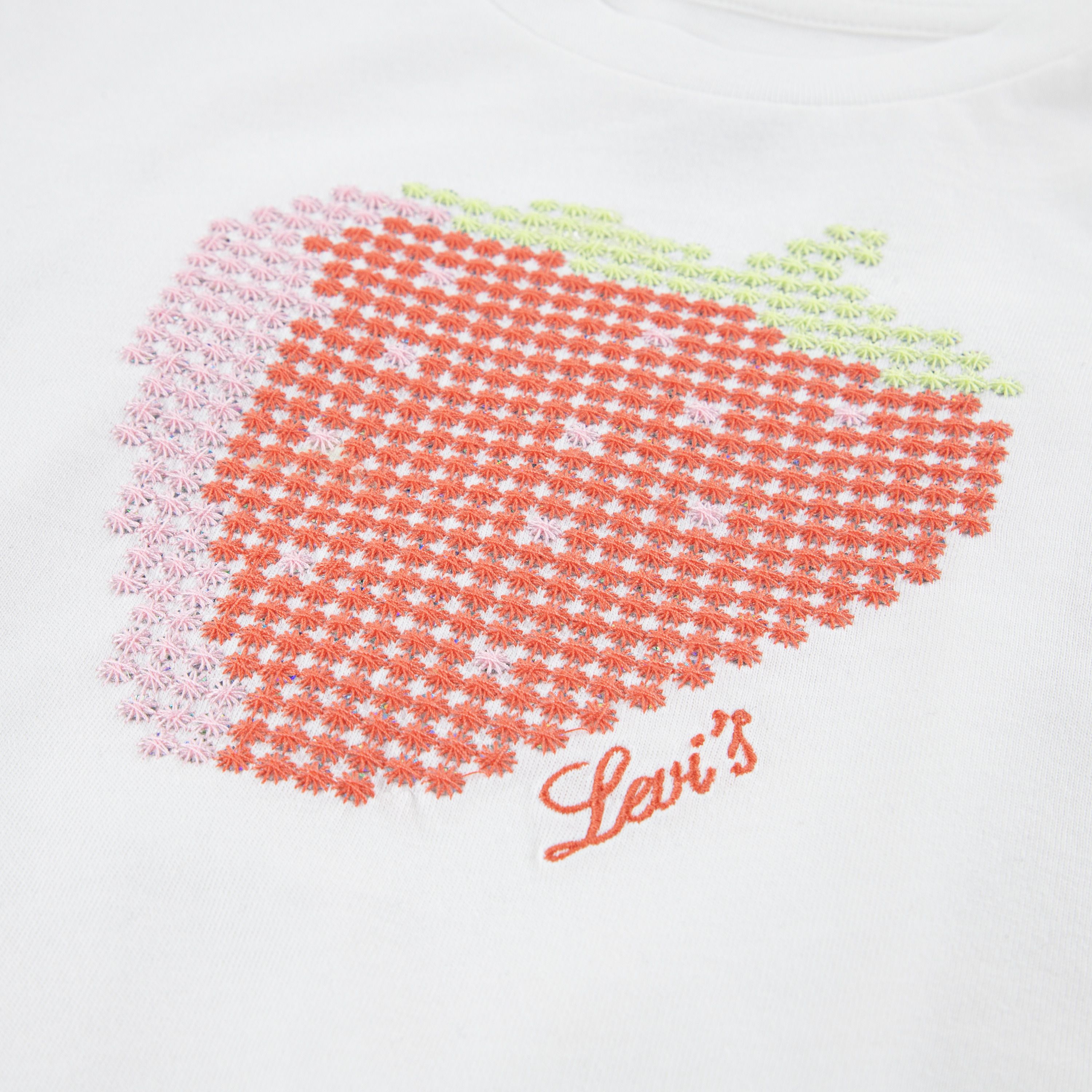 Short Sleeve Strawberry Graphic Tee Big Girls 7-16 7