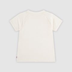 Short Sleeve Mermaid Graphic Tee Little Girls 4-6 — Antique White 2