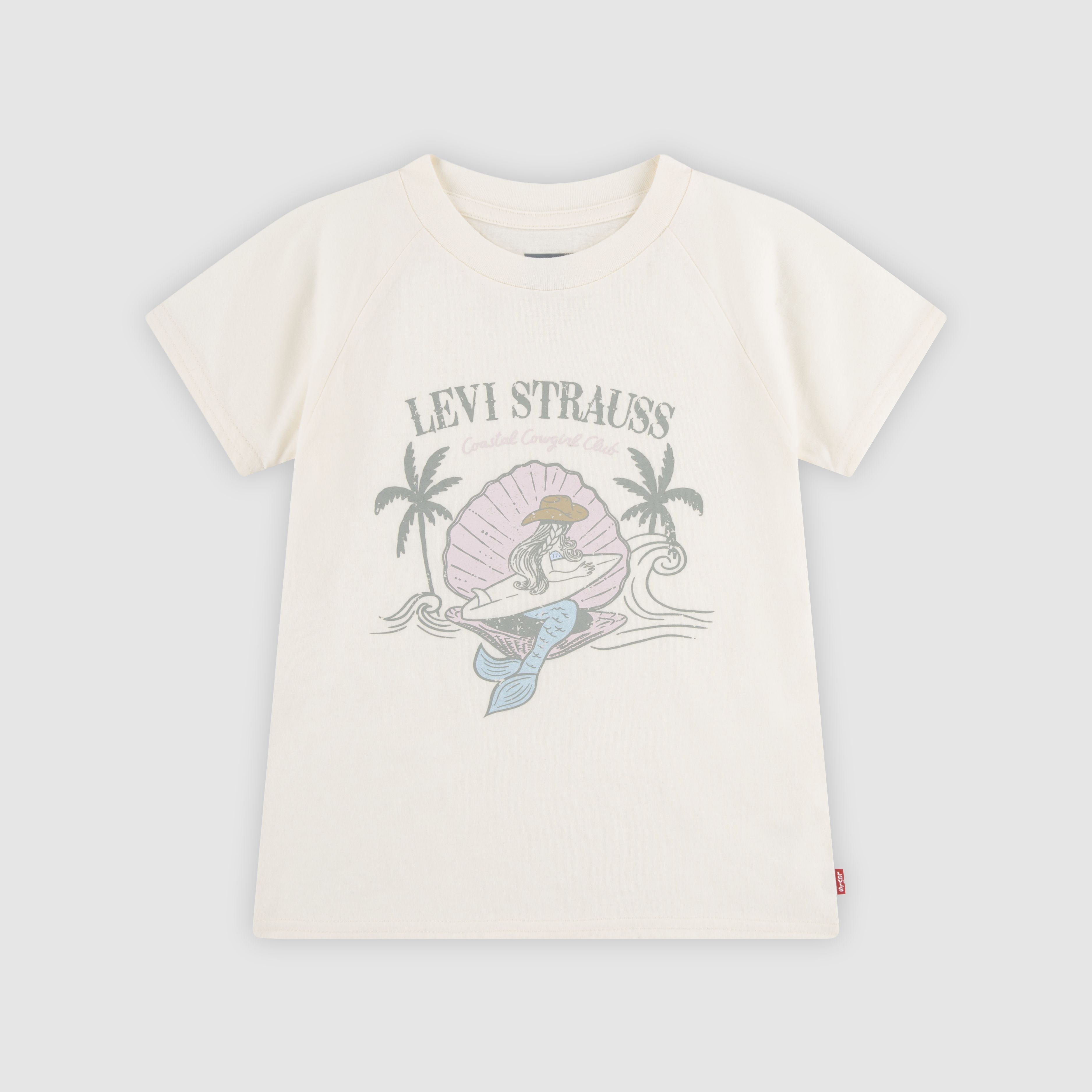 Short Sleeve Mermaid Graphic Tee Little Girls 4-6 13