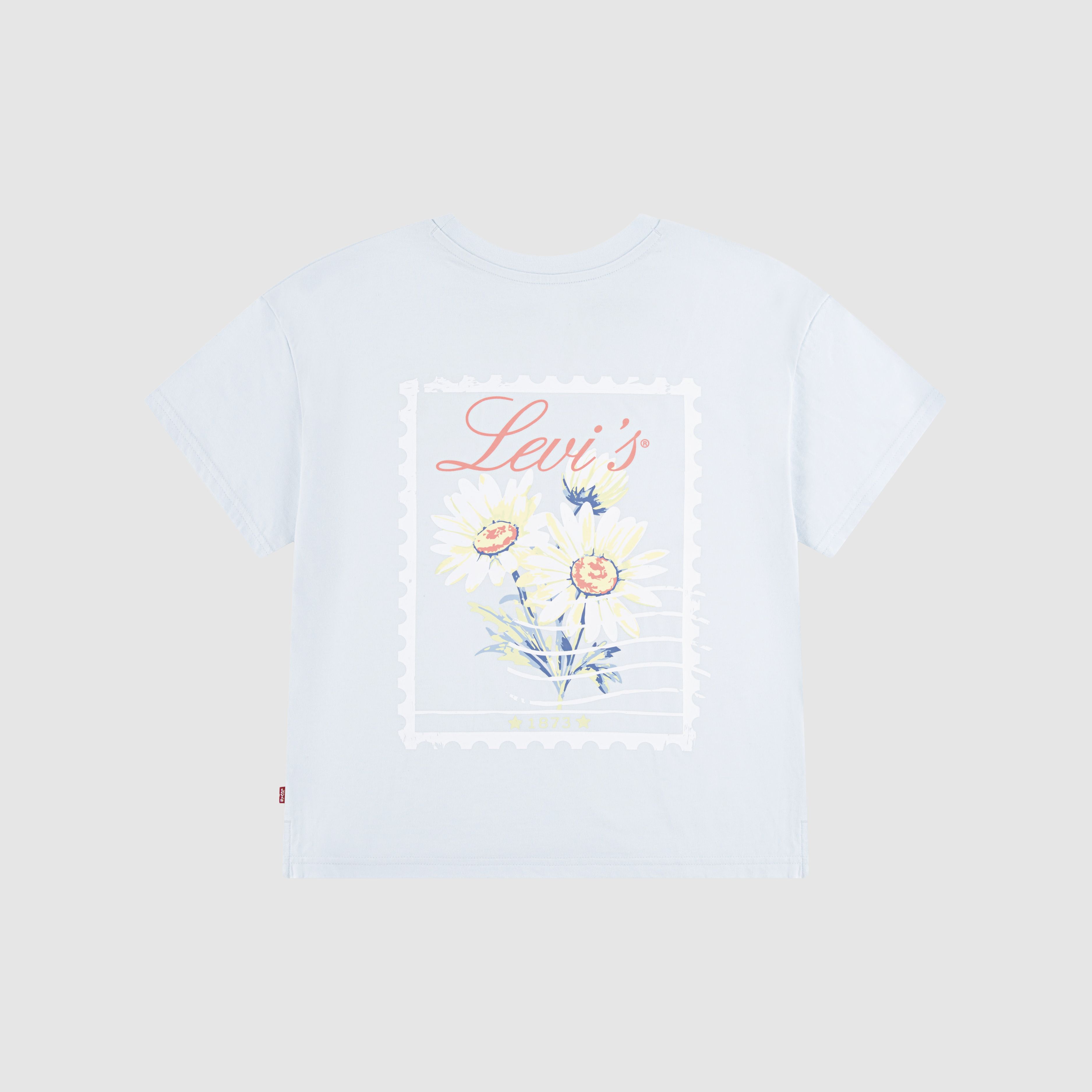 Big Girls Short Sleeve Oversized Floral 6