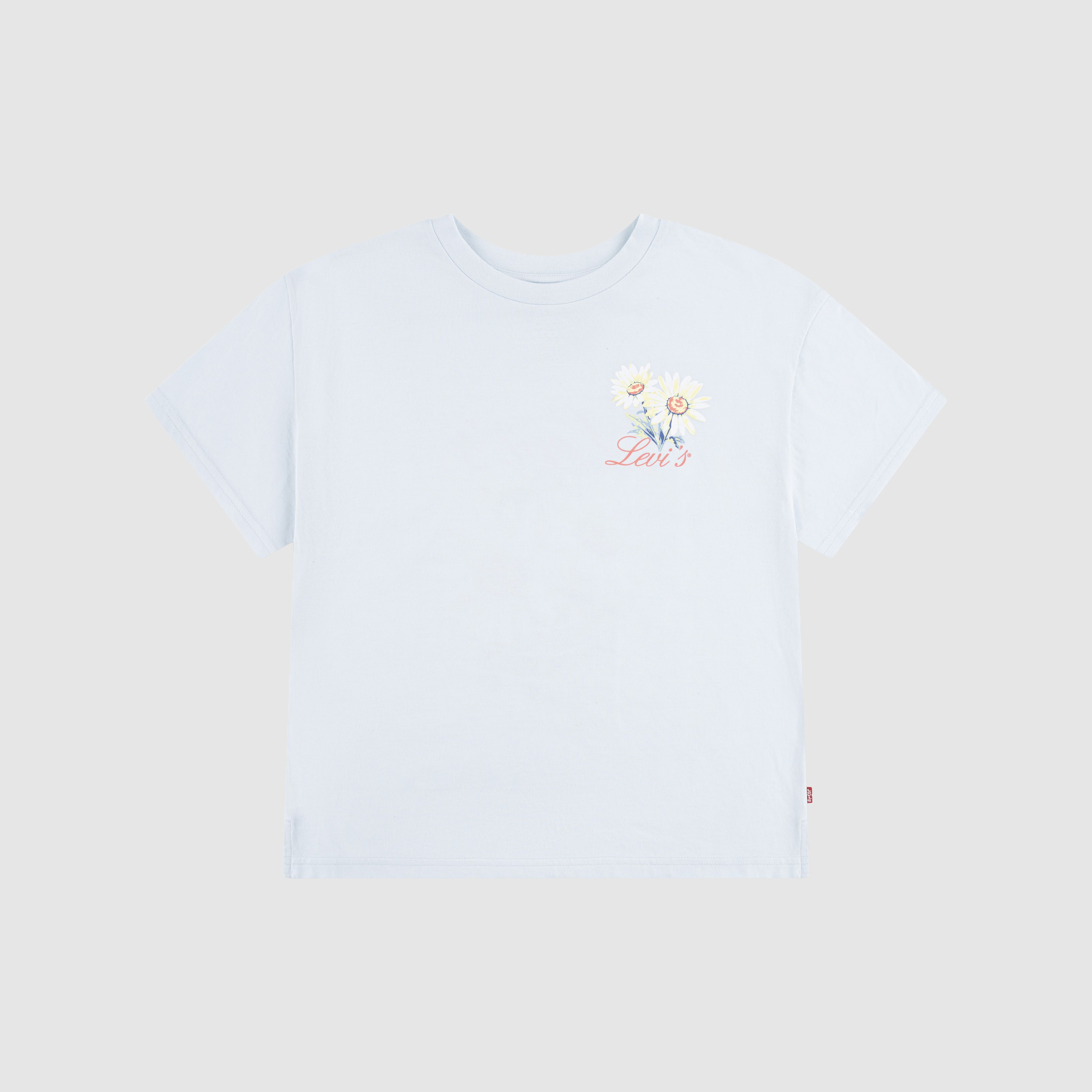 Big Girls Short Sleeve Oversized Floral 5