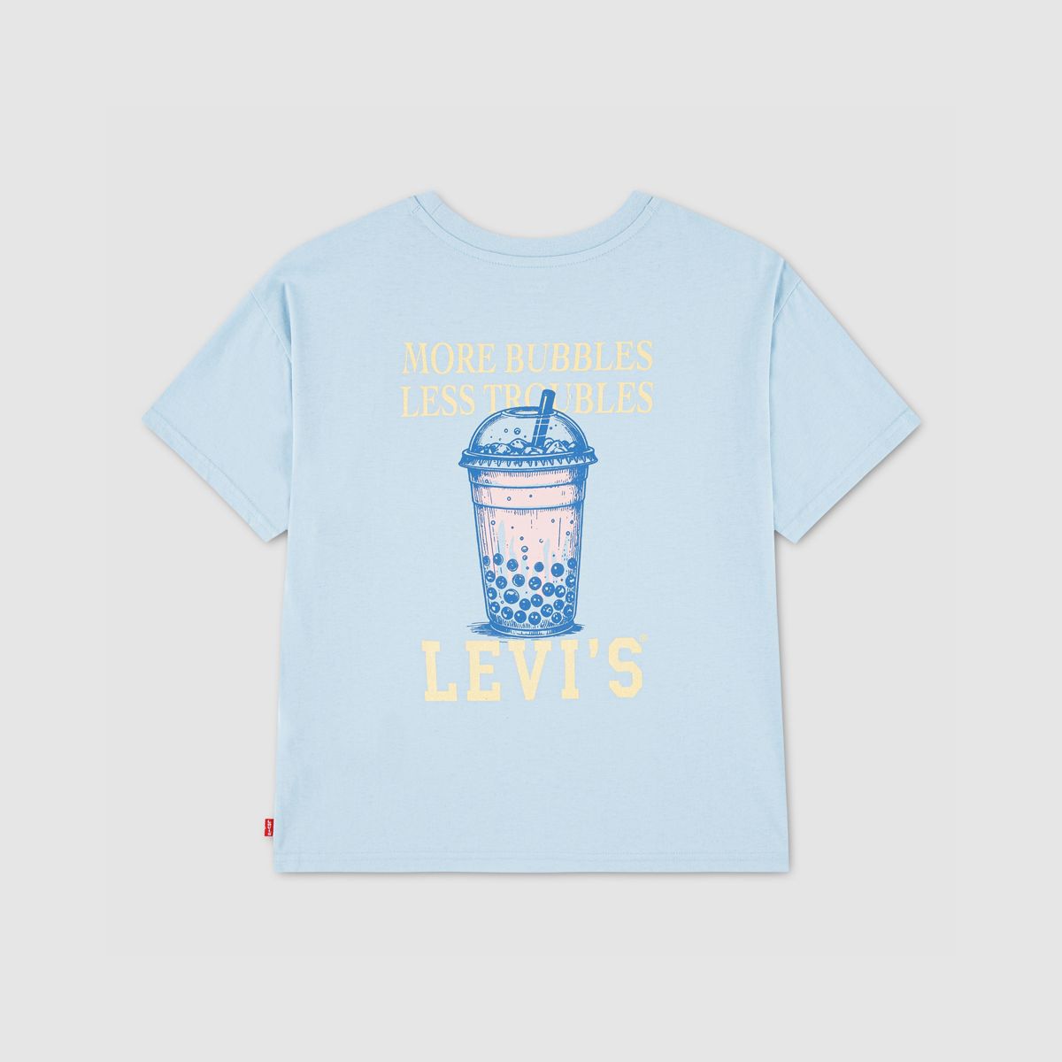 Boba Oversized Tee Toddler Girls 2T-4T — Angel Falls - Blue