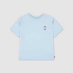 Boba Oversized Tee Toddler Girls 2T-4T — Angel Falls - Blue 2