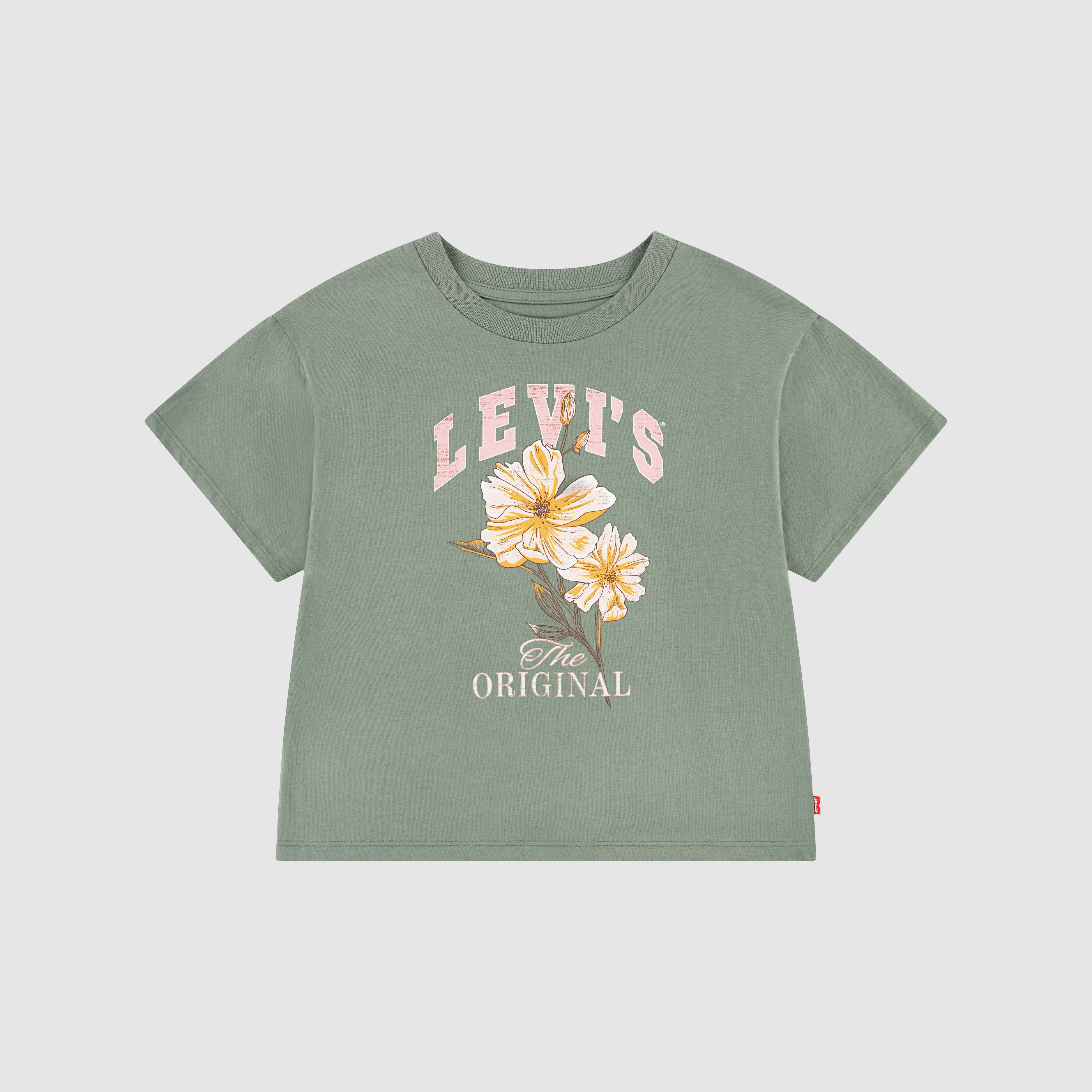Flower Market Oversized Tee Toddler Girls 2T-4T 1