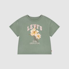 Flower Market Oversized Tee Toddler Girls 2T-4T — Sea Spray - Green 1