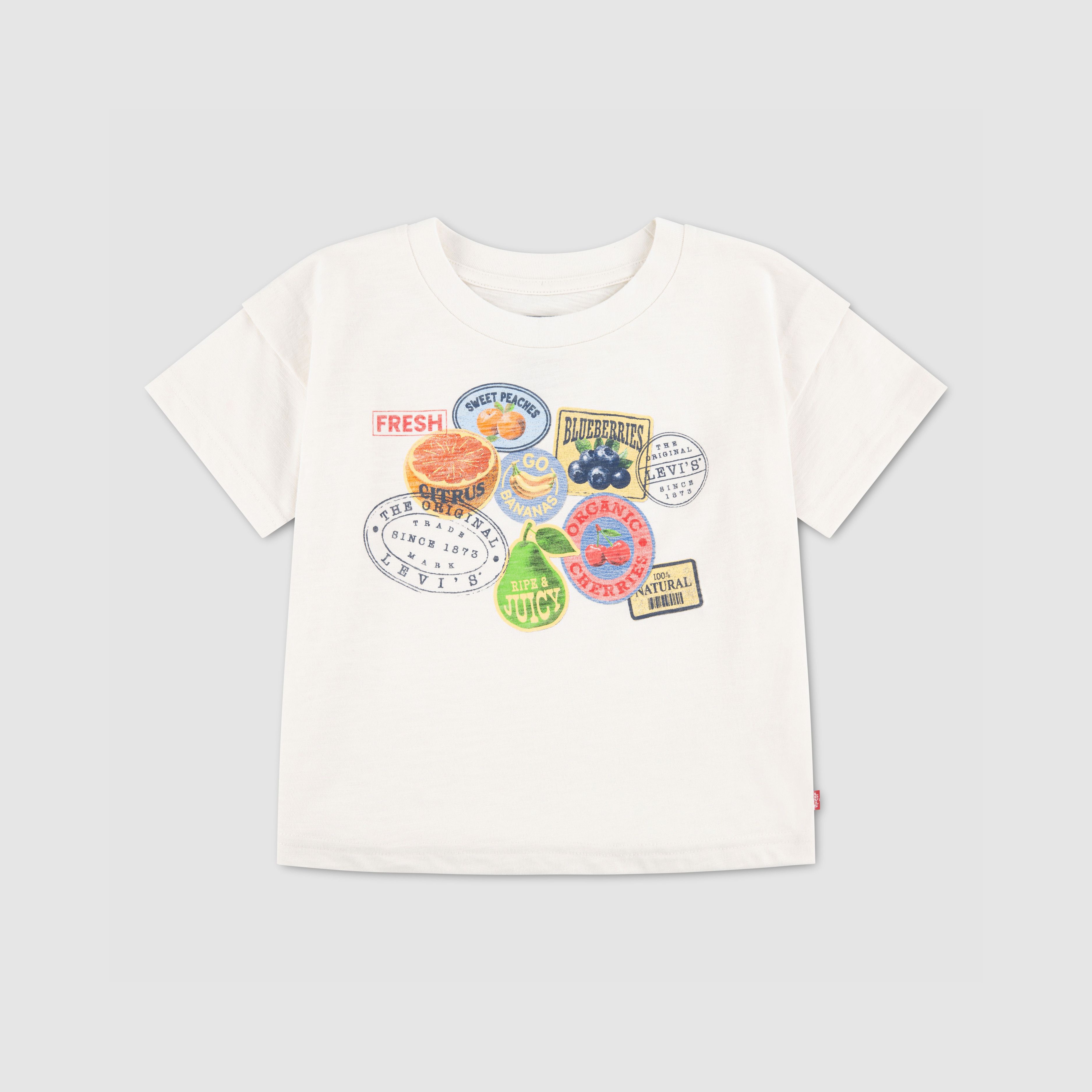Fruit Stickers Top Big Girls 7-16 10