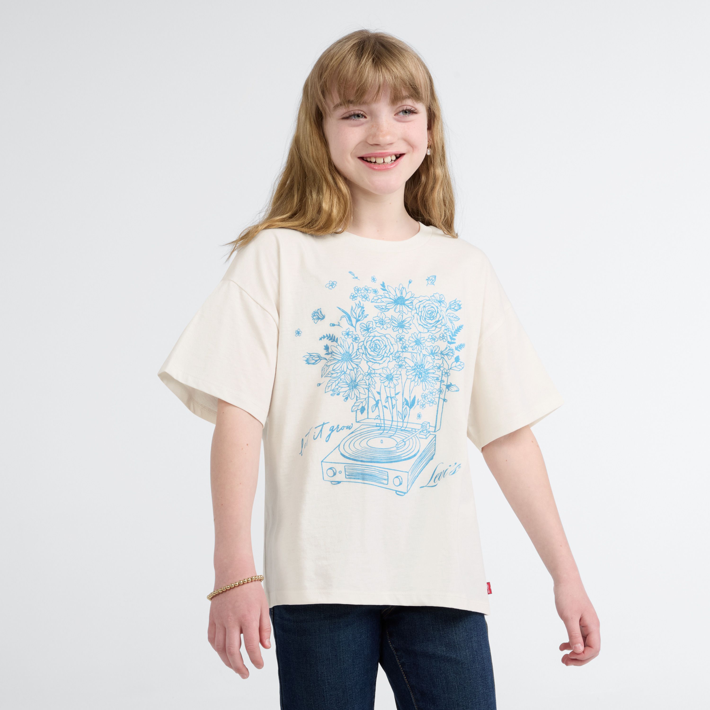 Oversized Tee Big Girls 7-16 2