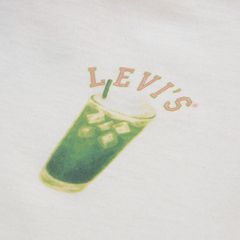 Matcha Oversized Tee Little Girls 4-6X — Egret - White 3