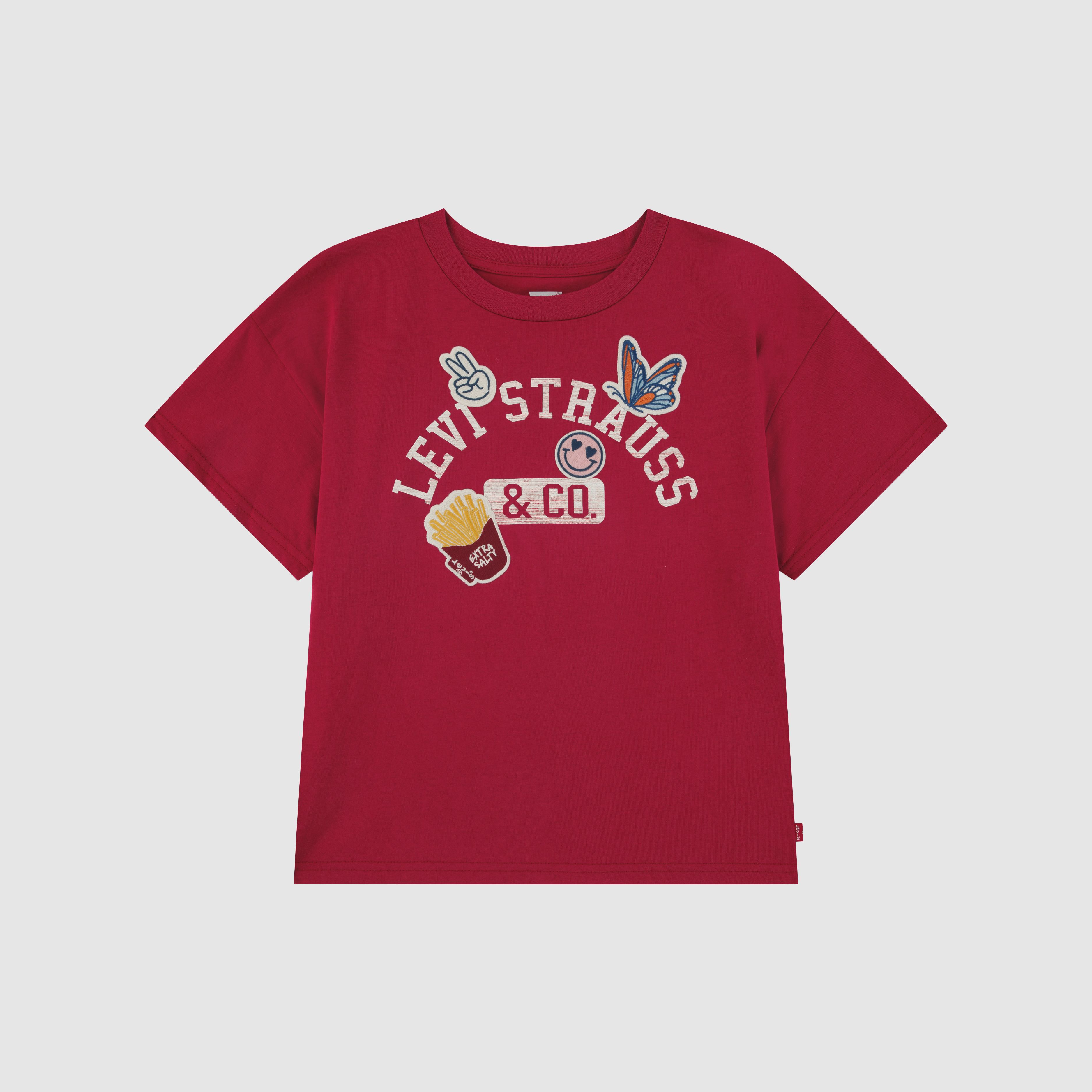 Patches Oversized Tee Little Girls 4-6X 1