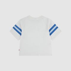Vintage Sport Oversized Tee Little Girls 4-6X — Egret - White 2