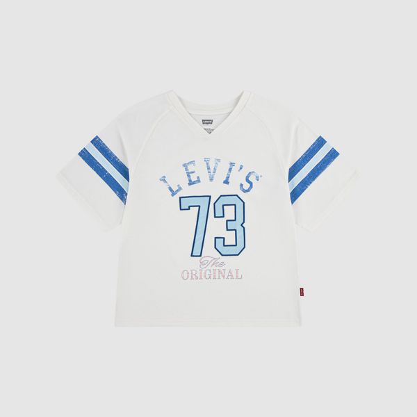 Vintage Sport Oversized Tee Big Girls 7-16 — Egret - White