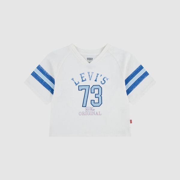 Vintage Sport Oversized Tee Toddler Girls 2T-4T — Egret - White