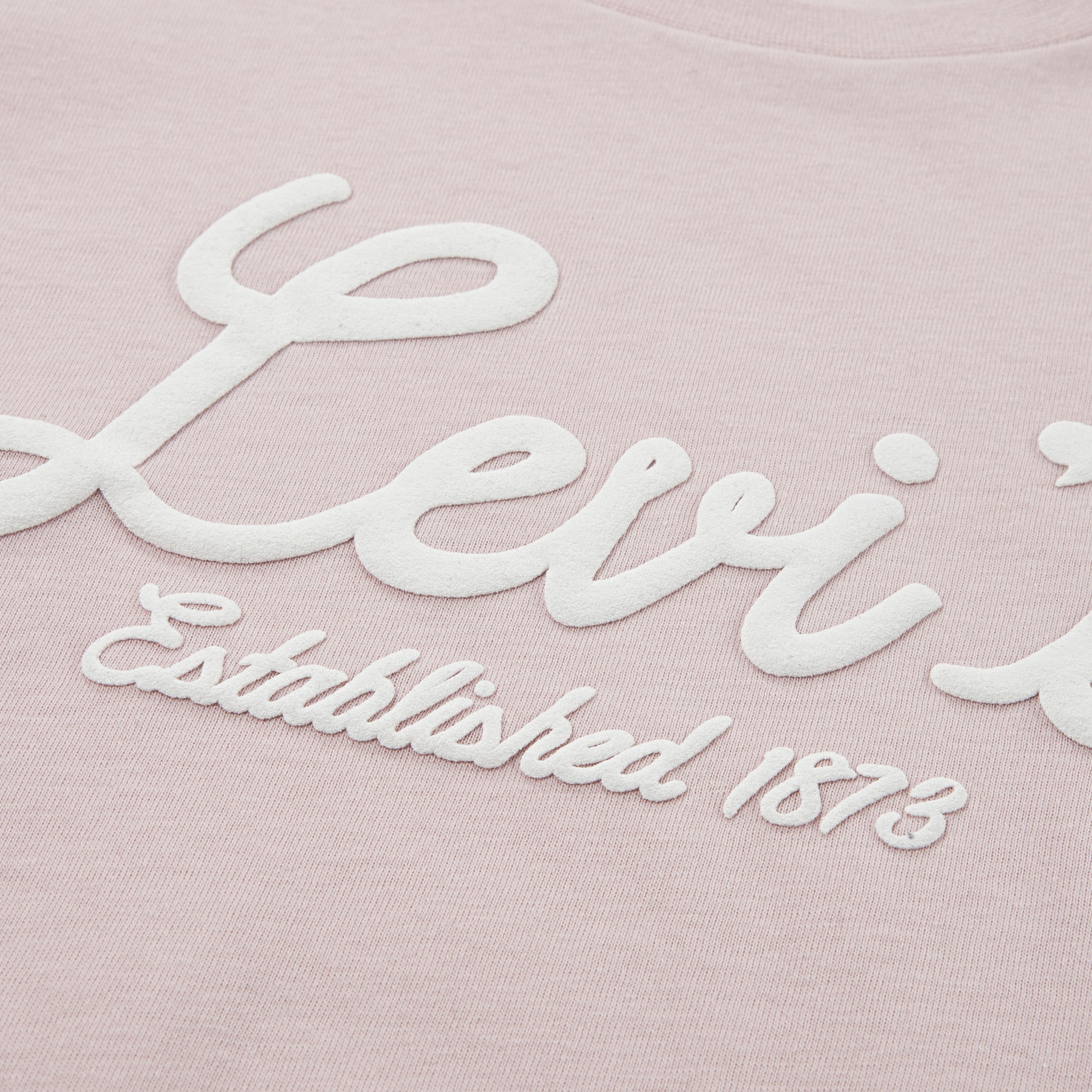 Levis Script Logo Tee Little Girls 4-6X 4