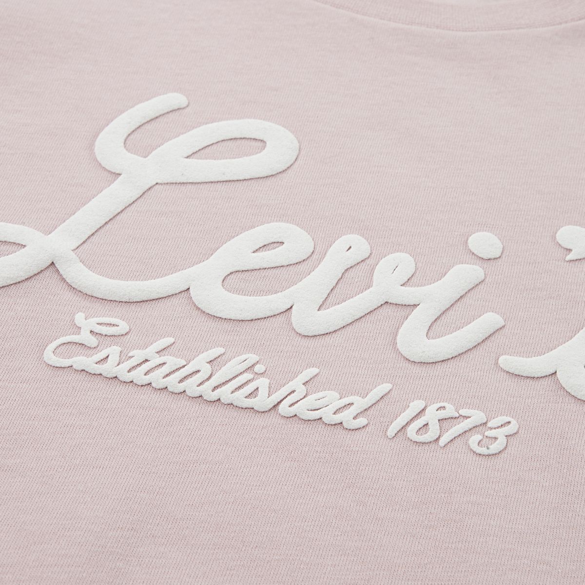 Levis Script Logo Tee Little Girls 4-6X — Lotus - Pink