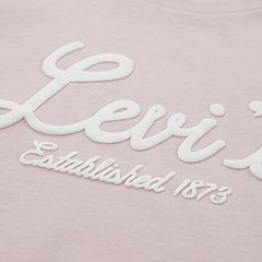 Levis Script Logo Tee Little Girls 4-6X — Lotus - Pink 4