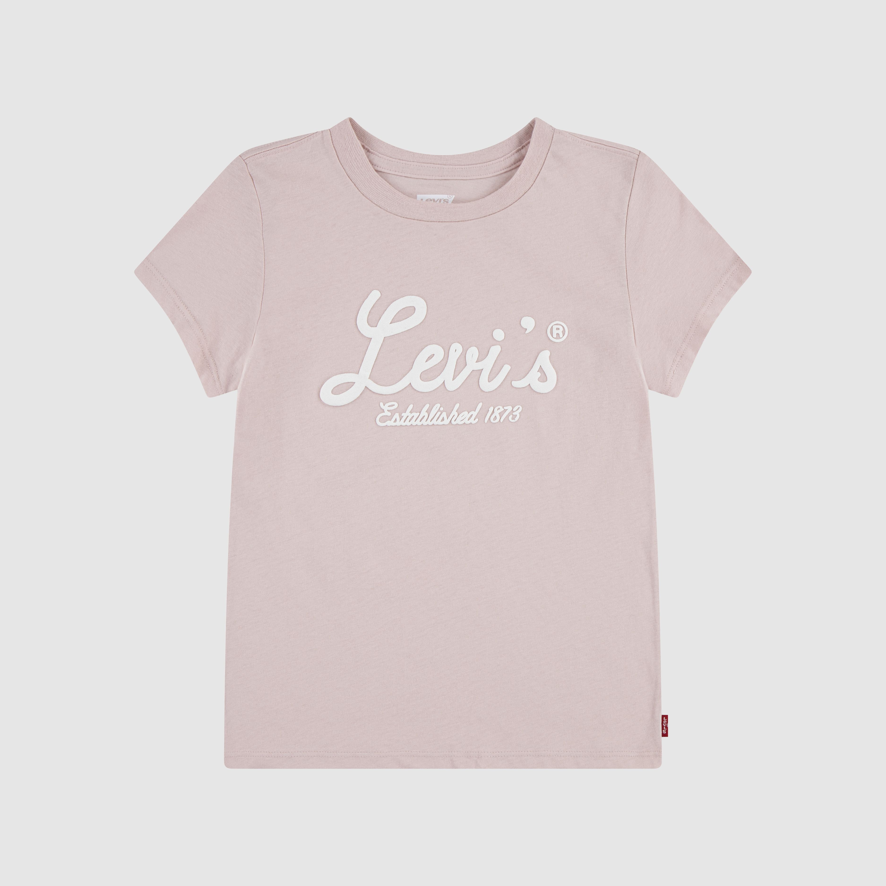 Levis Script Logo Tee Little Girls 4-6X 1