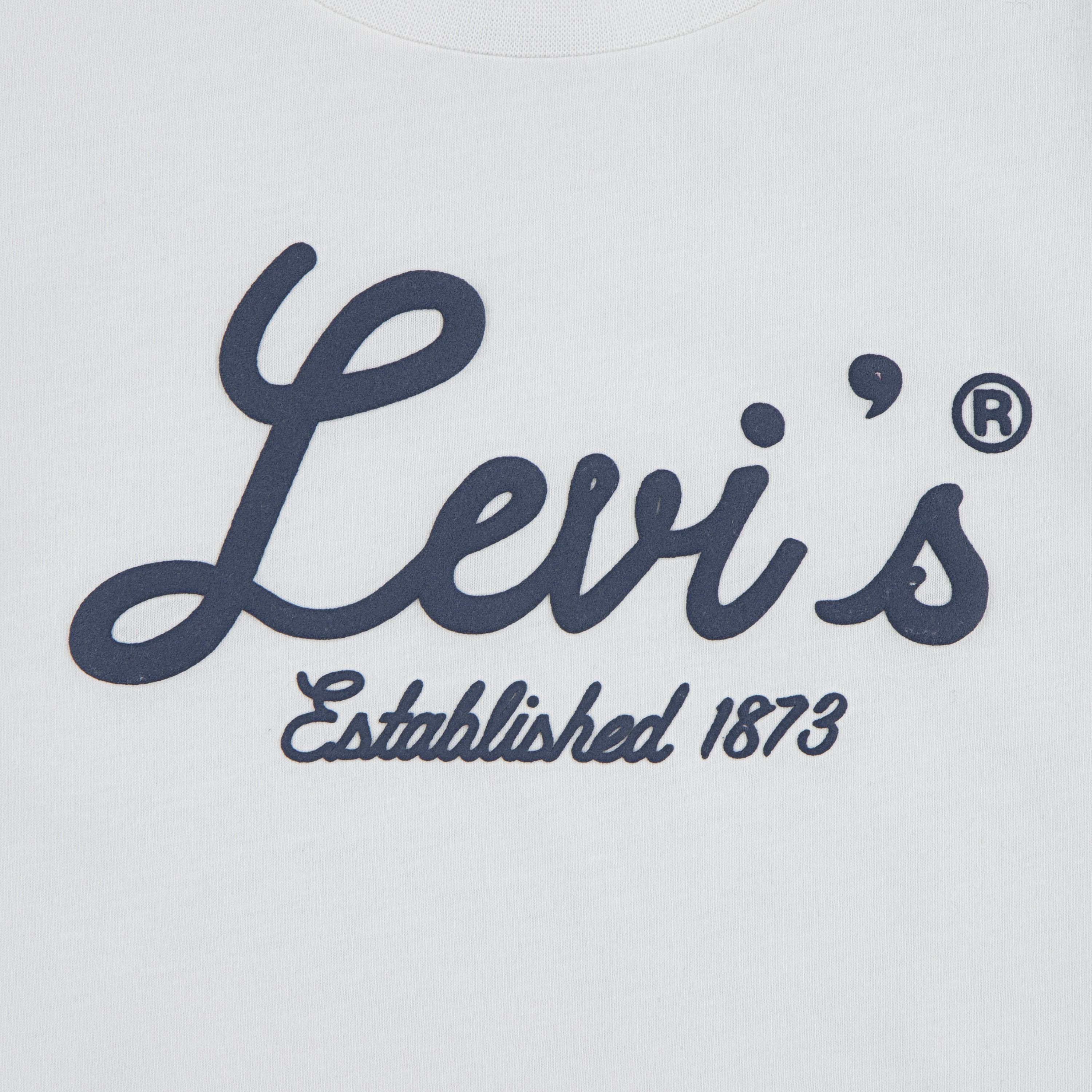 Levis Script Logo Tee Little Girls 4-6X 3