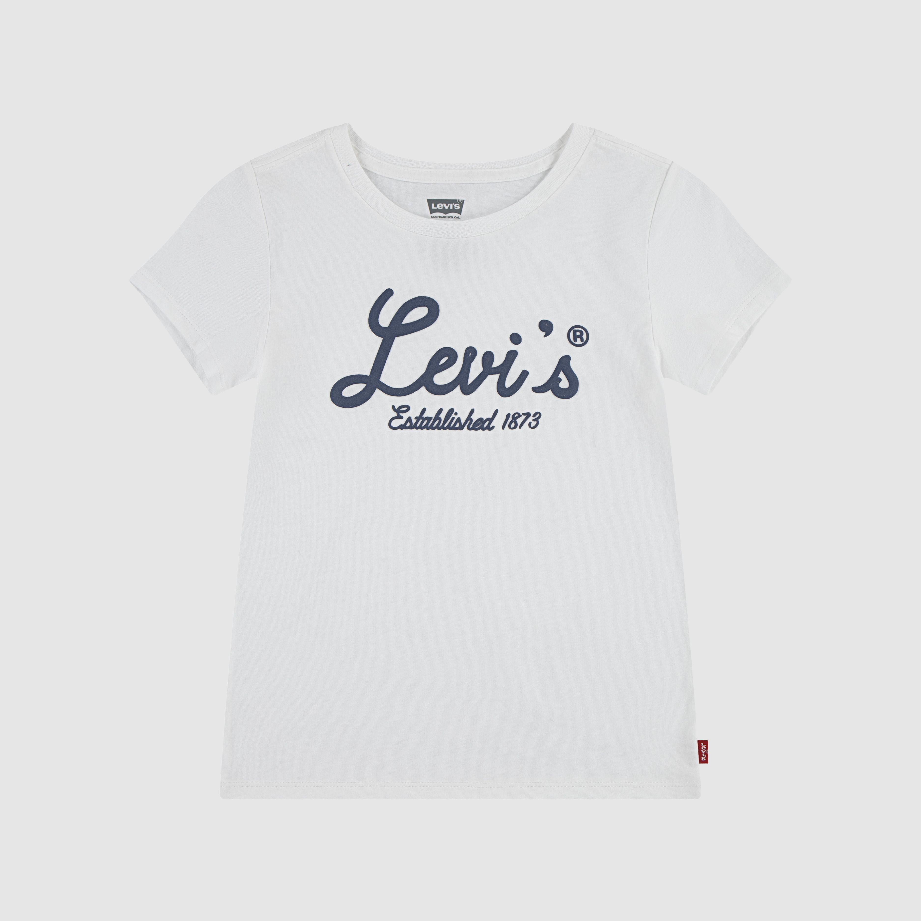 Levis Script Logo Tee Little Girls 4-6X 11