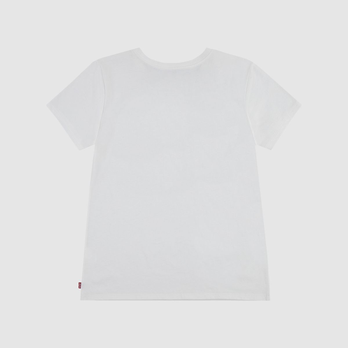 Script Logo Tee Big Girls 7-16 — Bright White - White