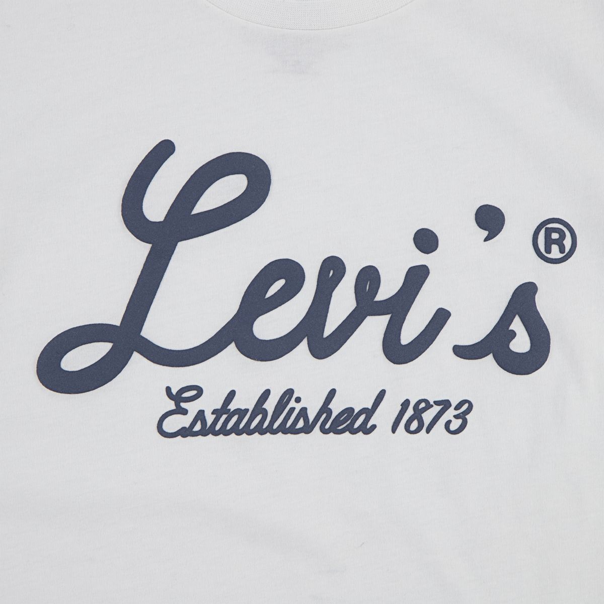 Script Logo Tee Big Girls 7-16 — Bright White - White