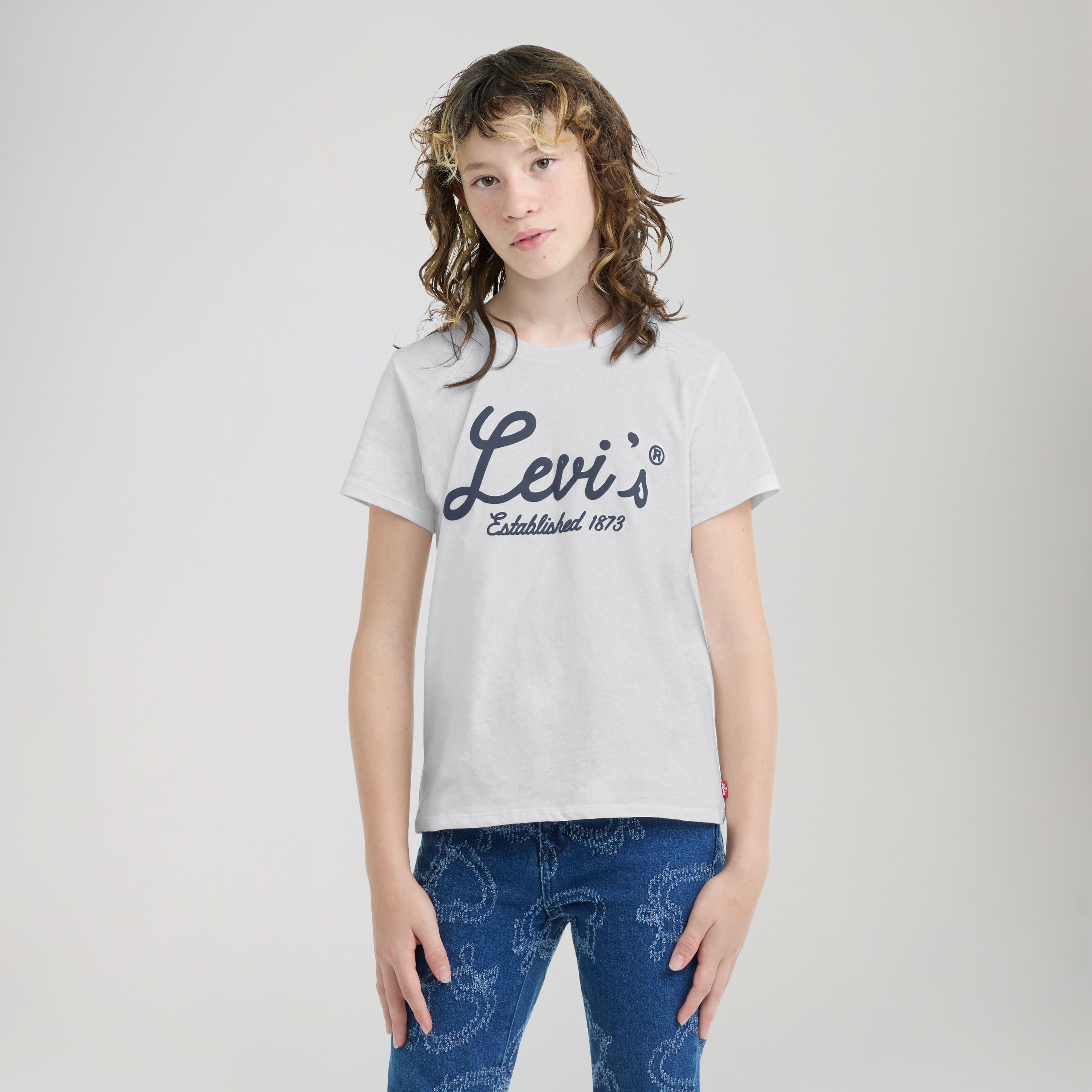 Script Logo Tee Big Girls 7-16 13
