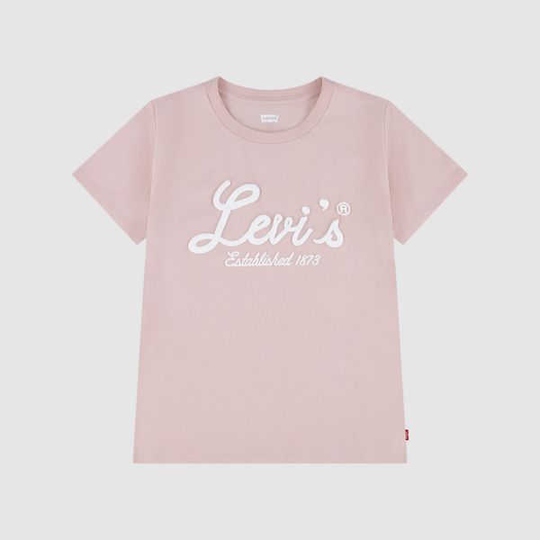 Script Logo Tee Big Girls 7-16 — Lotus - Pink