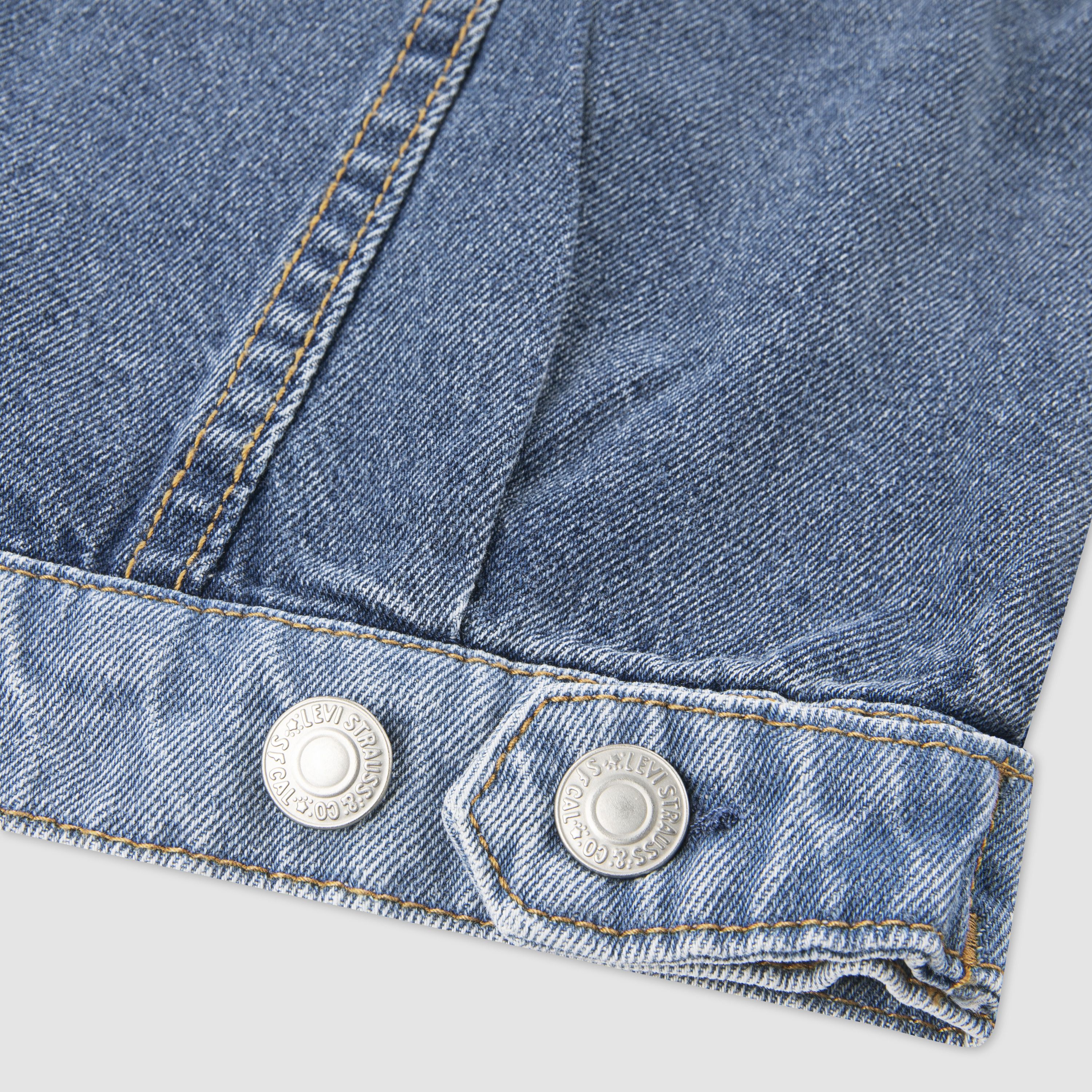 90'S Shrunked Blocked Trucker Big Girls S-XL