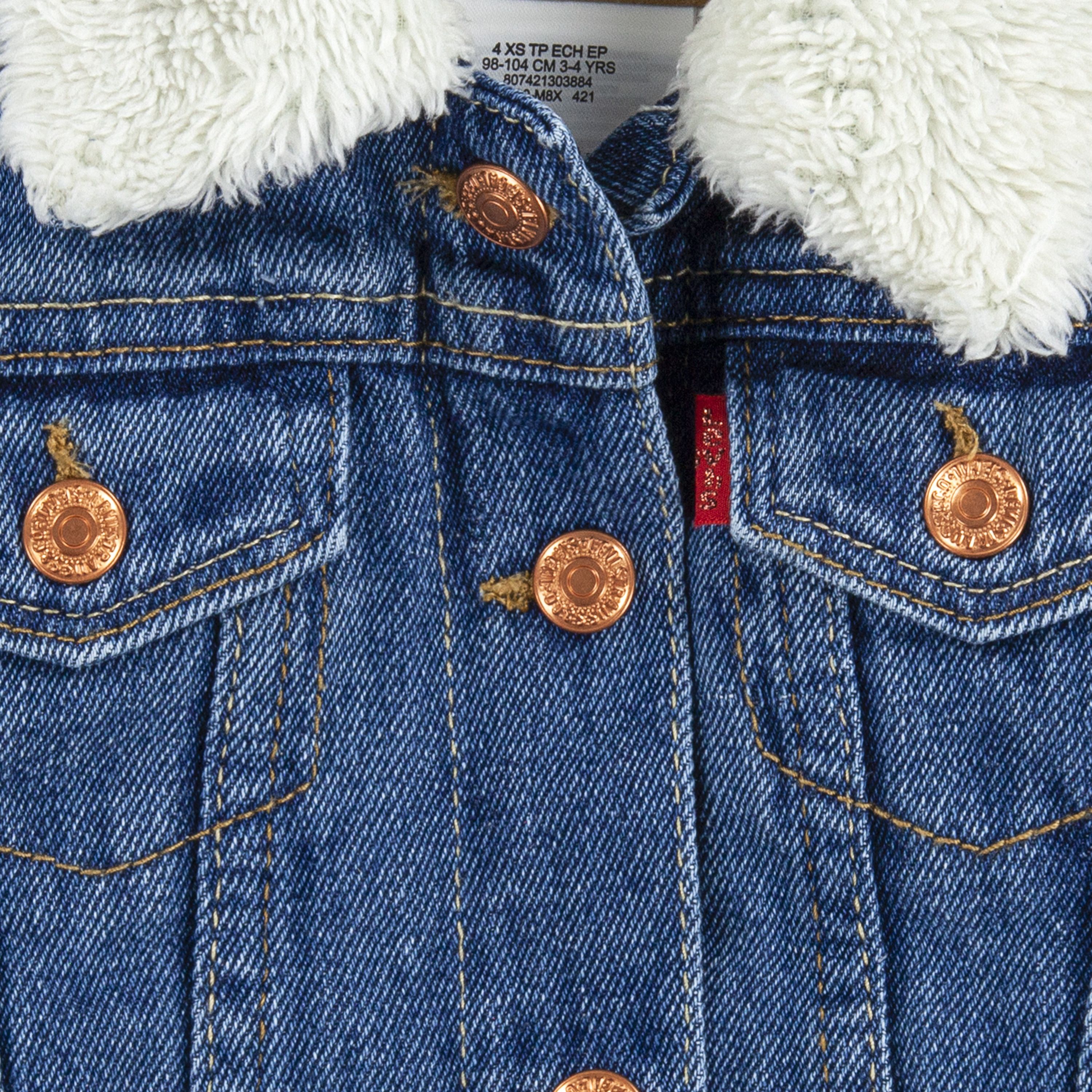 Sherpa Trucker Jacket Little Girls 4-6X 5