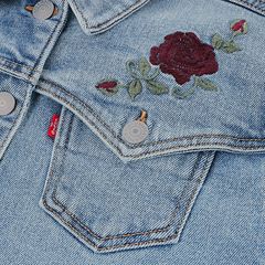Oversized Western Trucker Big Girls 7-16 — This and That - Blue 6