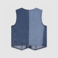 Rodeo Denim Vest - Blue Wash M Big Girls 7-16 — Rodeo - Blue 5