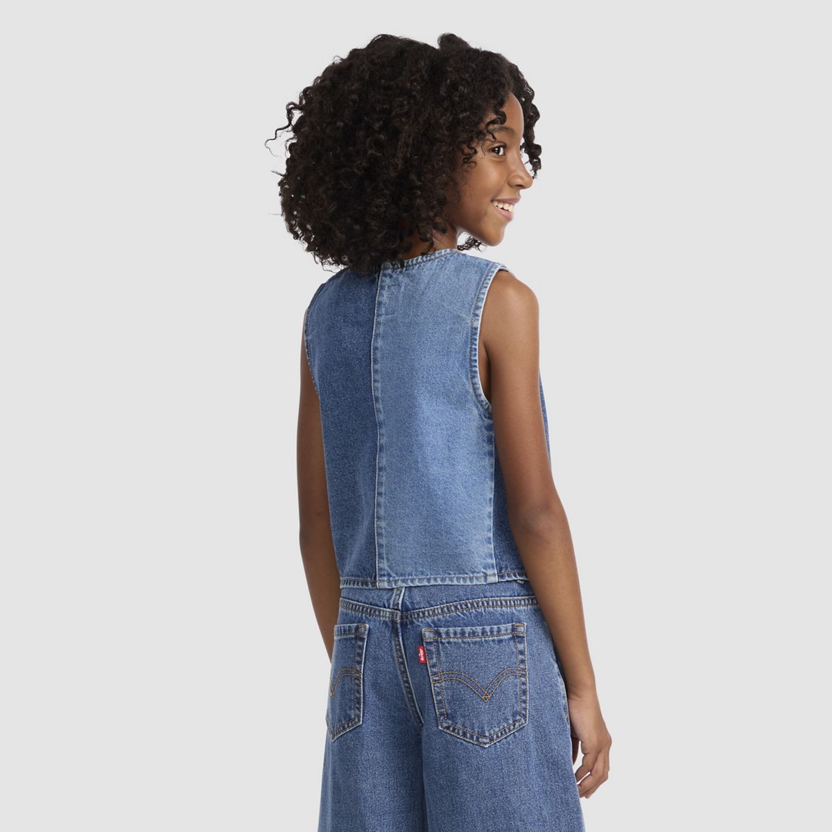 Rodeo Denim Vest - Blue Wash M Big Girls 7-16 — Rodeo - Blue