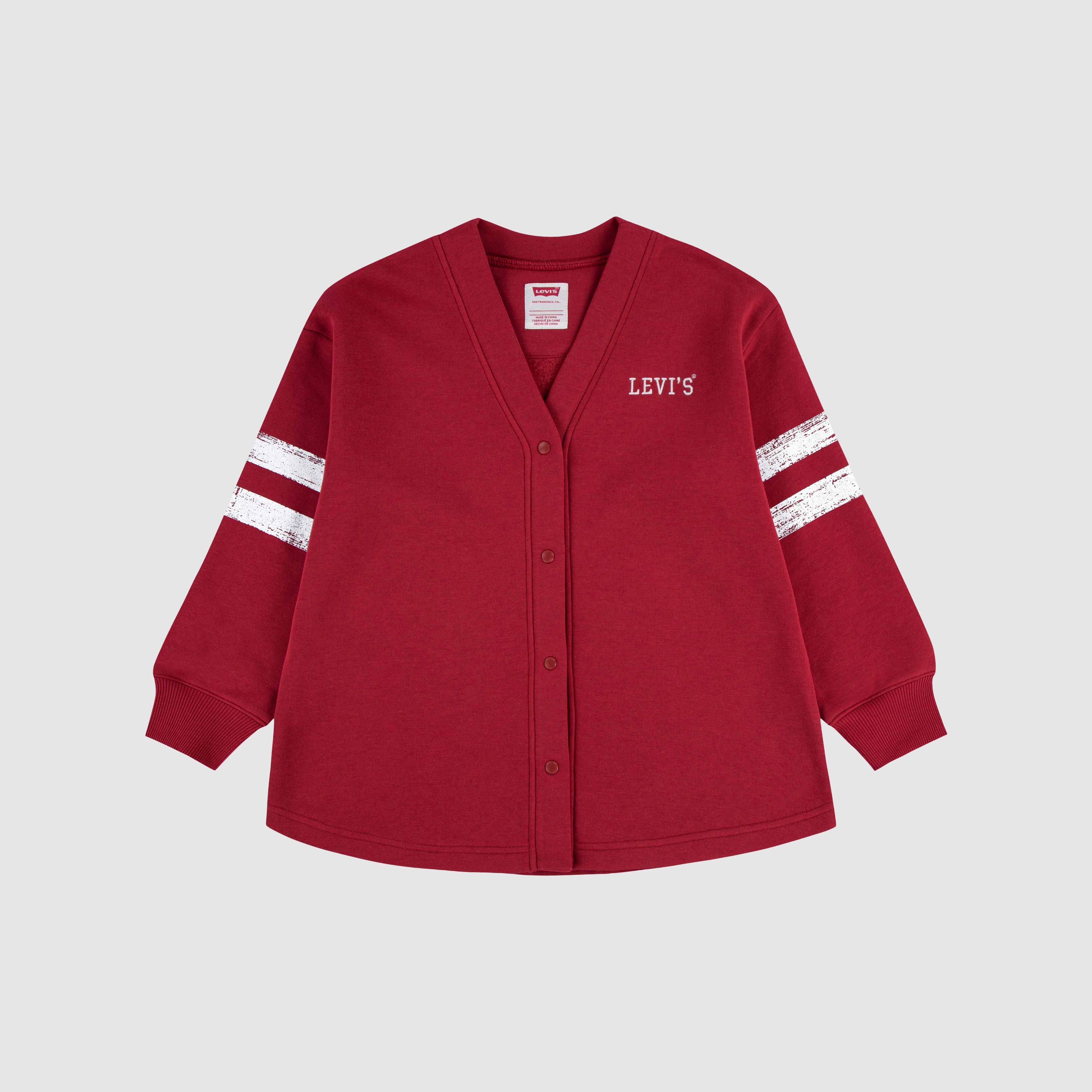 Varsity Fleece Cardigan Big Girls 7-16 4