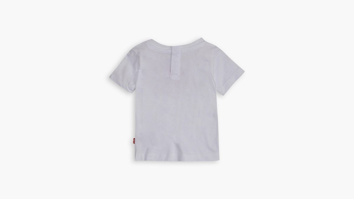 Batwing Tee Toddler 2T-4T — White
