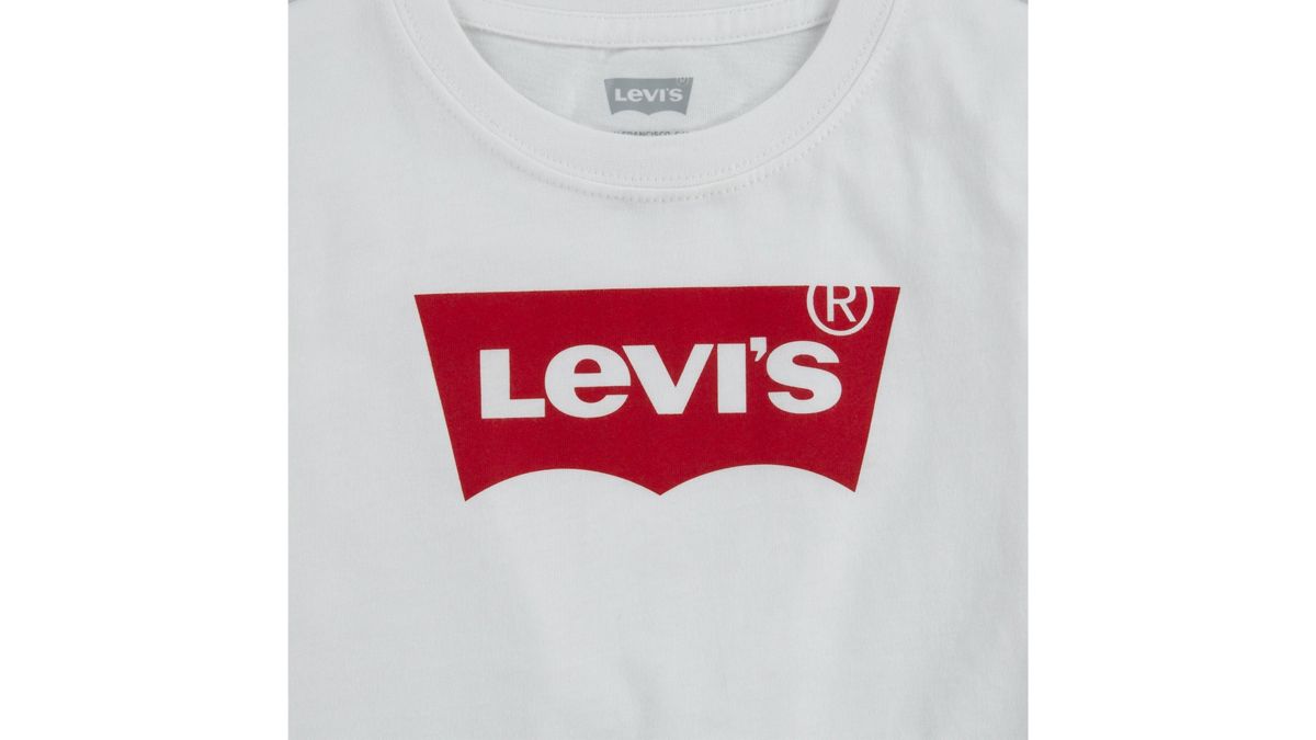 Batwing Tee Toddler 2T-4T — White
