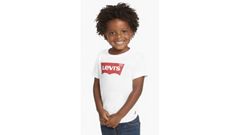 Batwing Tee Toddler 2T-4T — White 1
