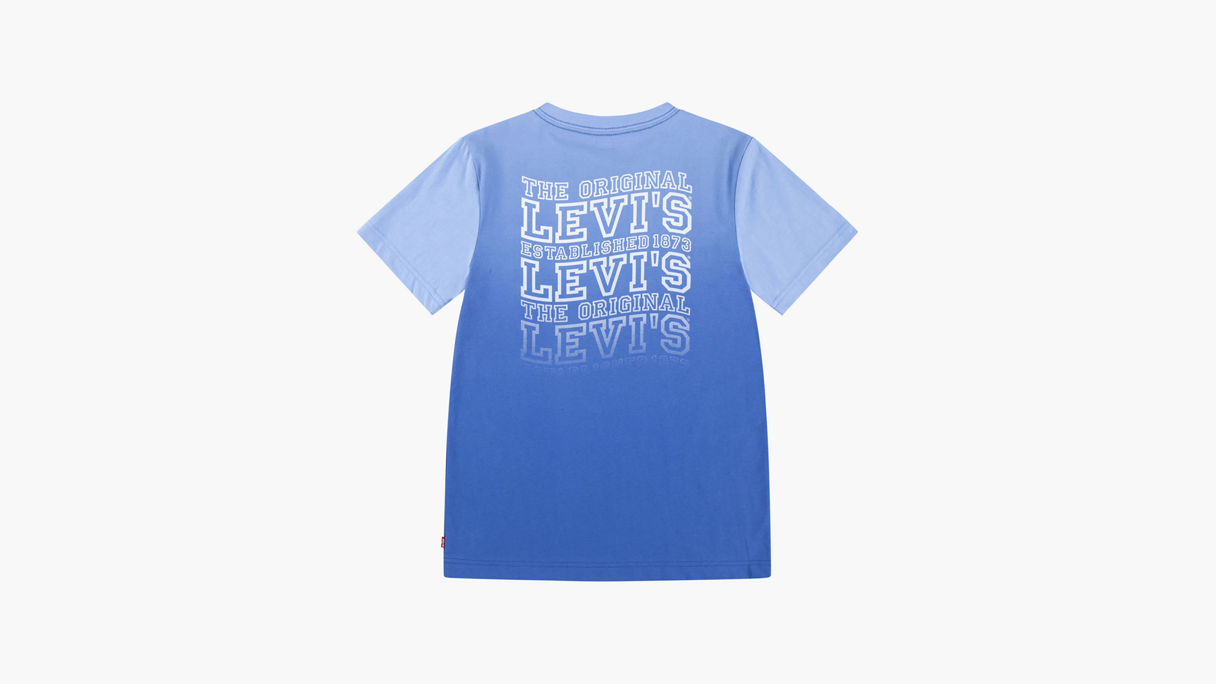 Wavy Logo Tee Big Boys S-XL
