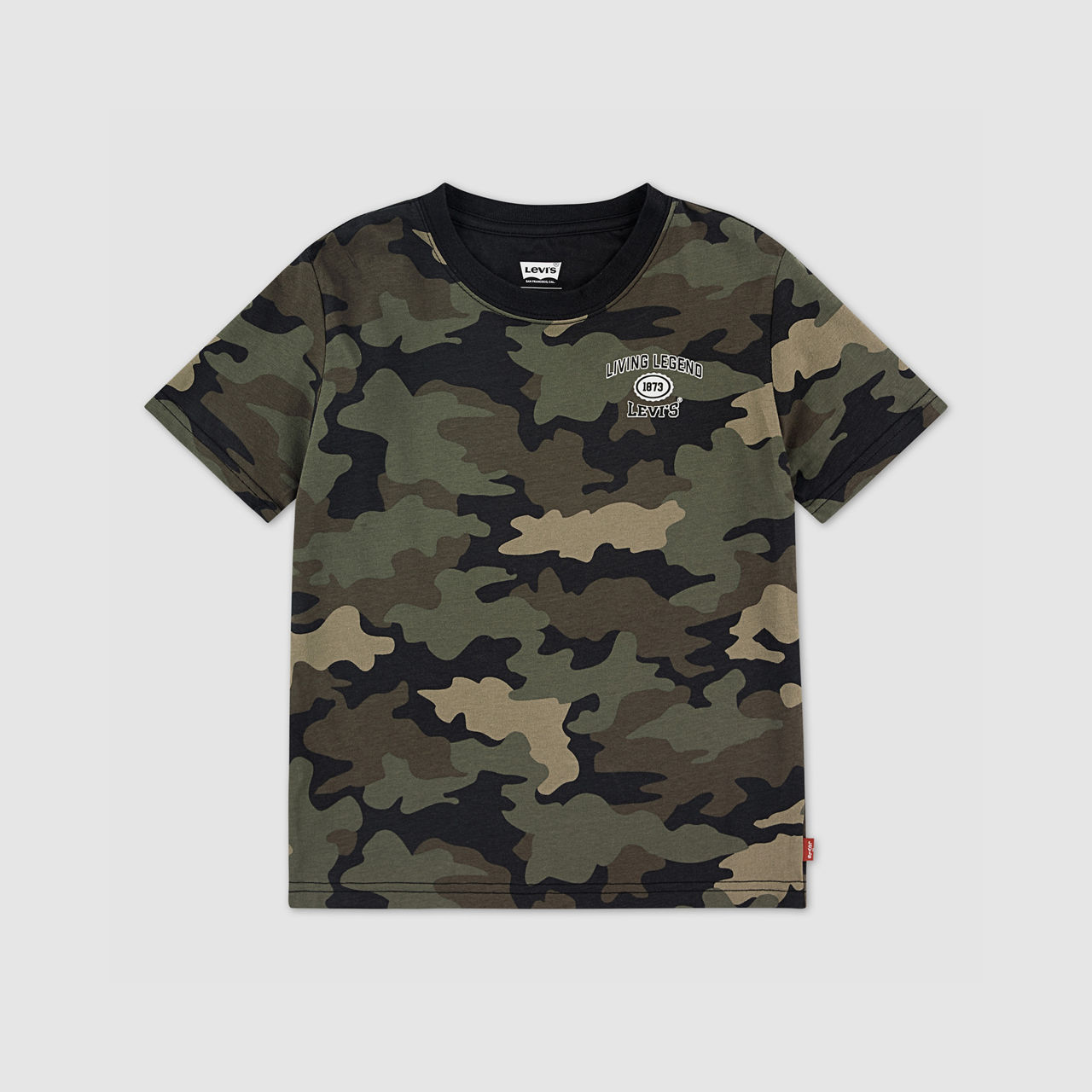 Camo Covered Tee Little Boys 4-6X
