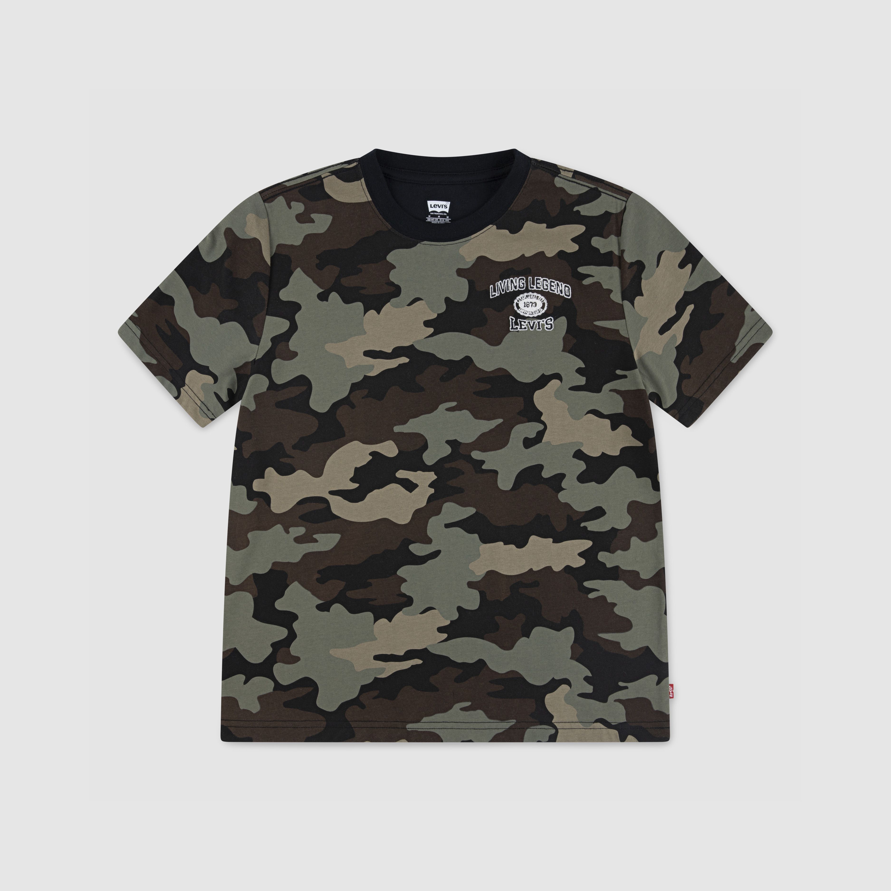 Camo Covered Tee Big Boys 8-20 4