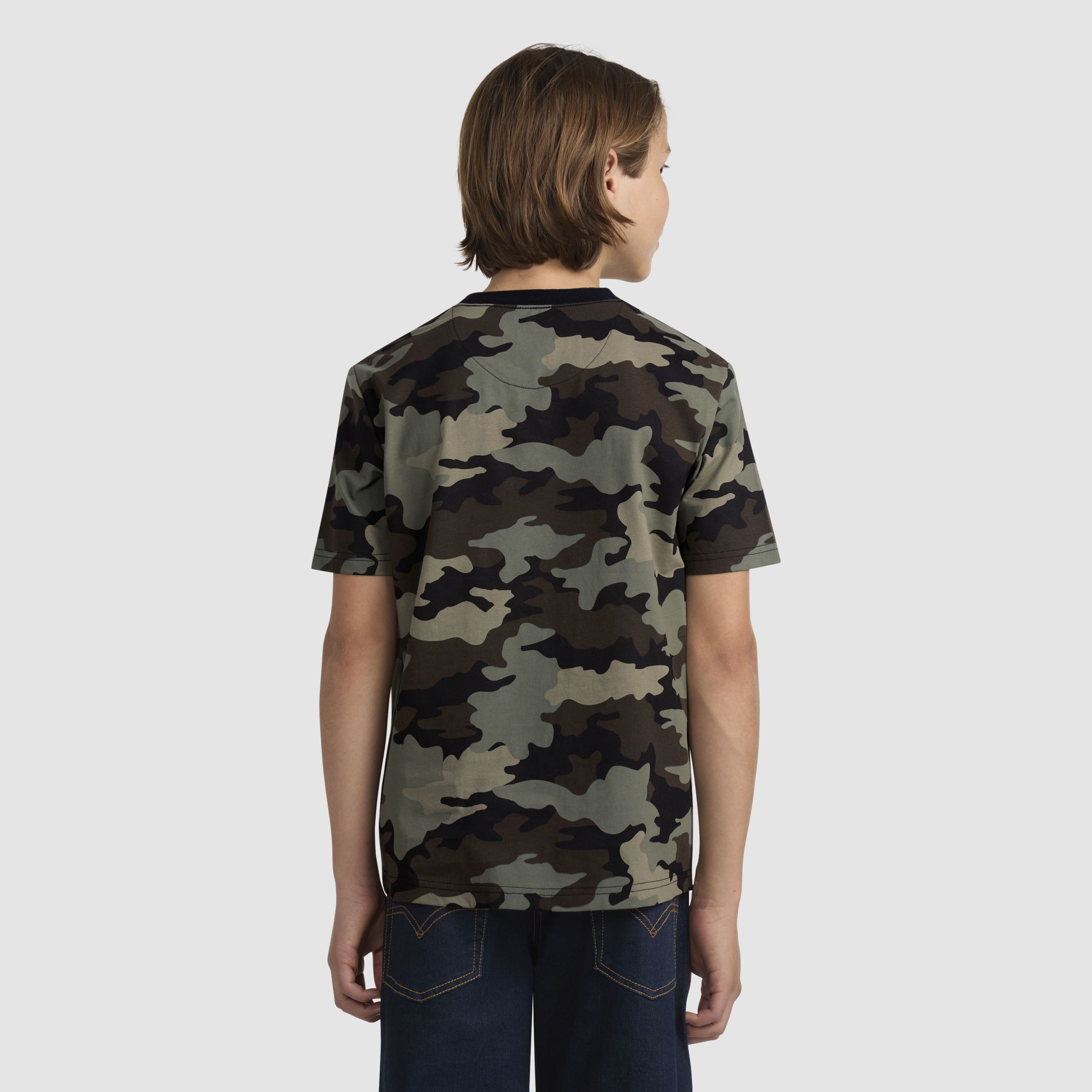 Camo Covered Tee Big Boys 8-20 3