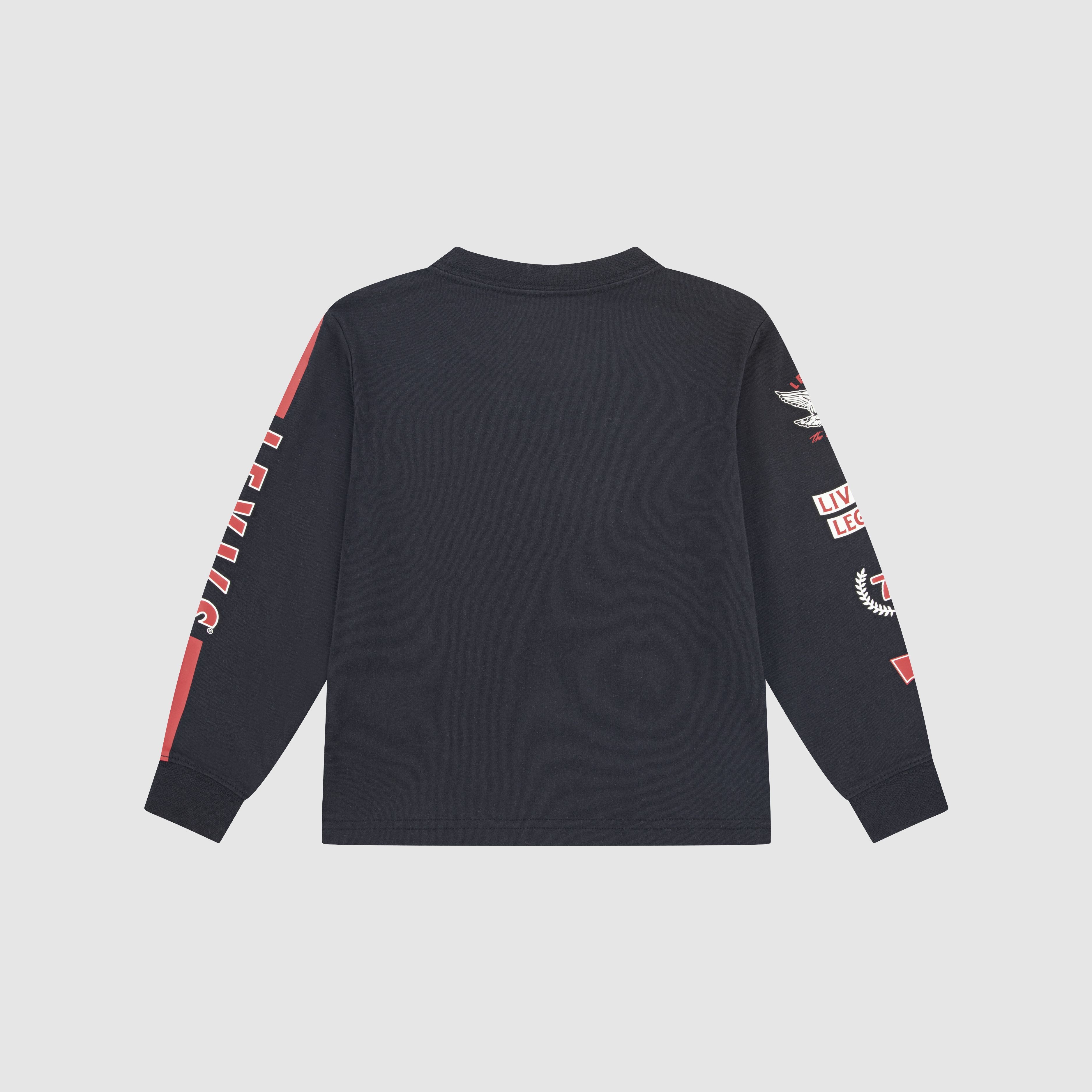Racing Stripes Long Sleeve Tee Big Boys 8-20 6