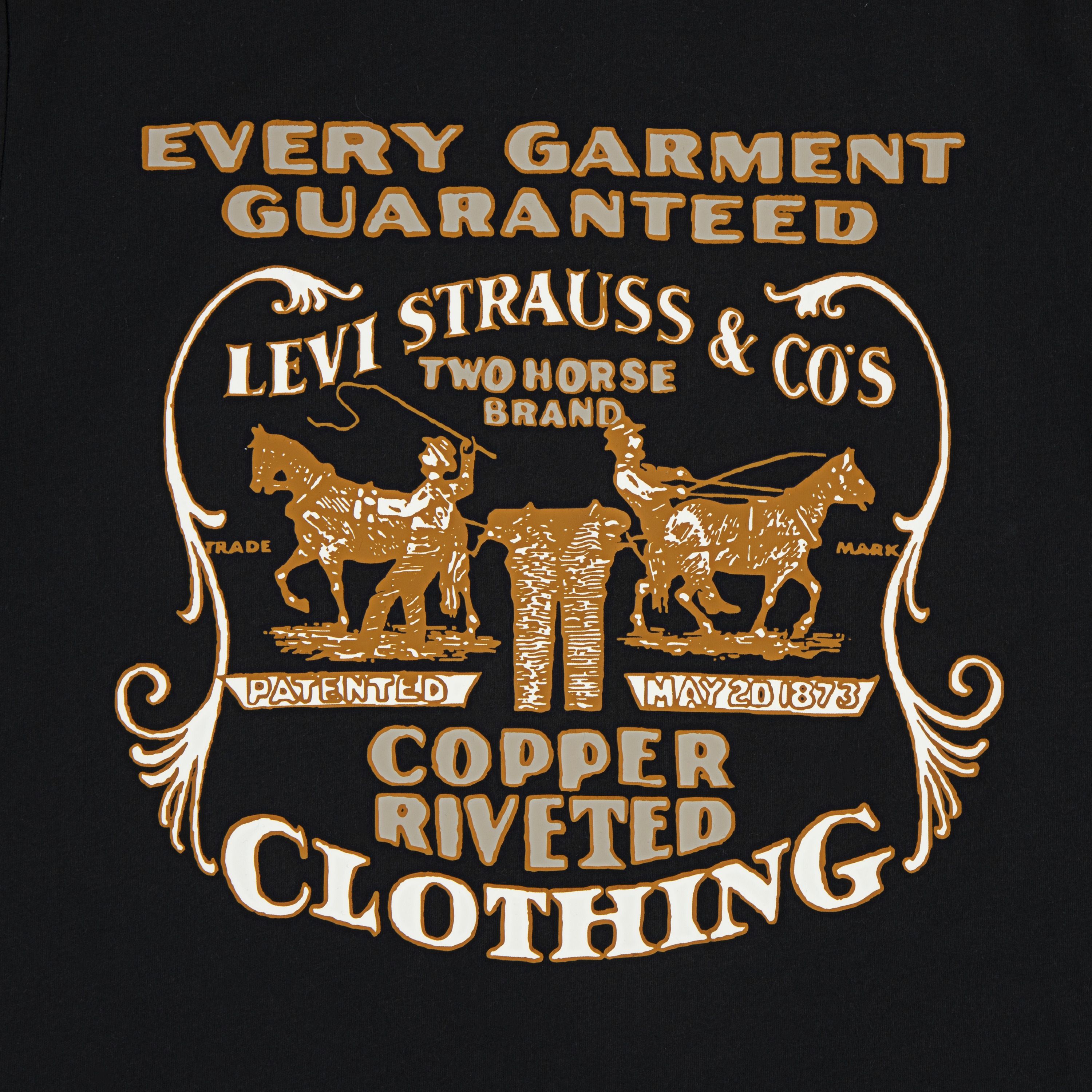 Two Horse Pull Tee Big Boys S-XL